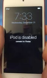 ipod disabled connect to itunes