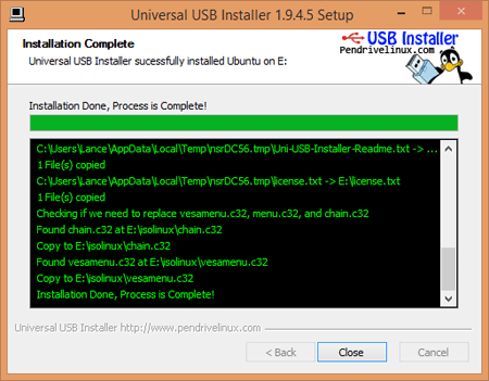 universal usb installer