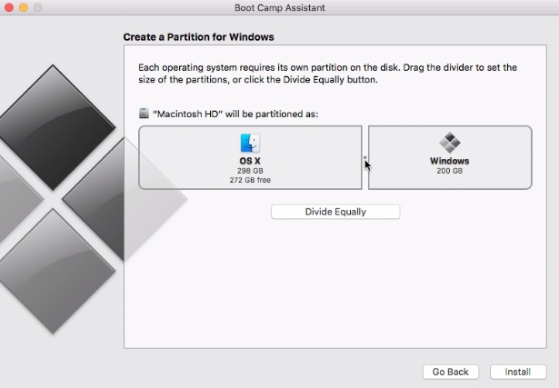 Install windows on Macbook using Bootcamp